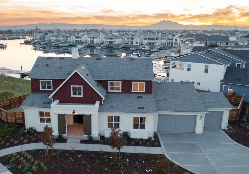 Veranda residence aerial at Delta Coves