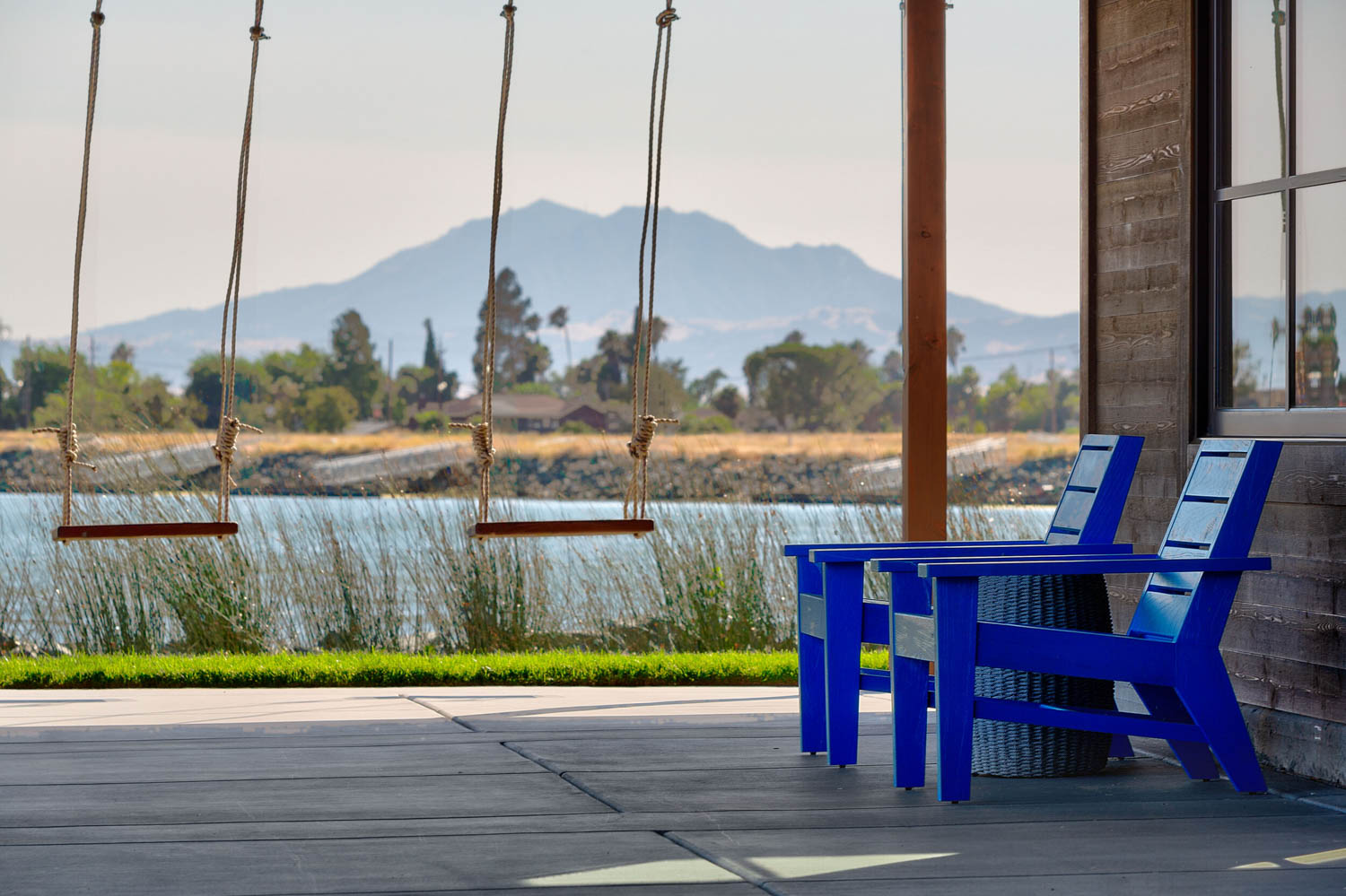 island camp chairs and swings