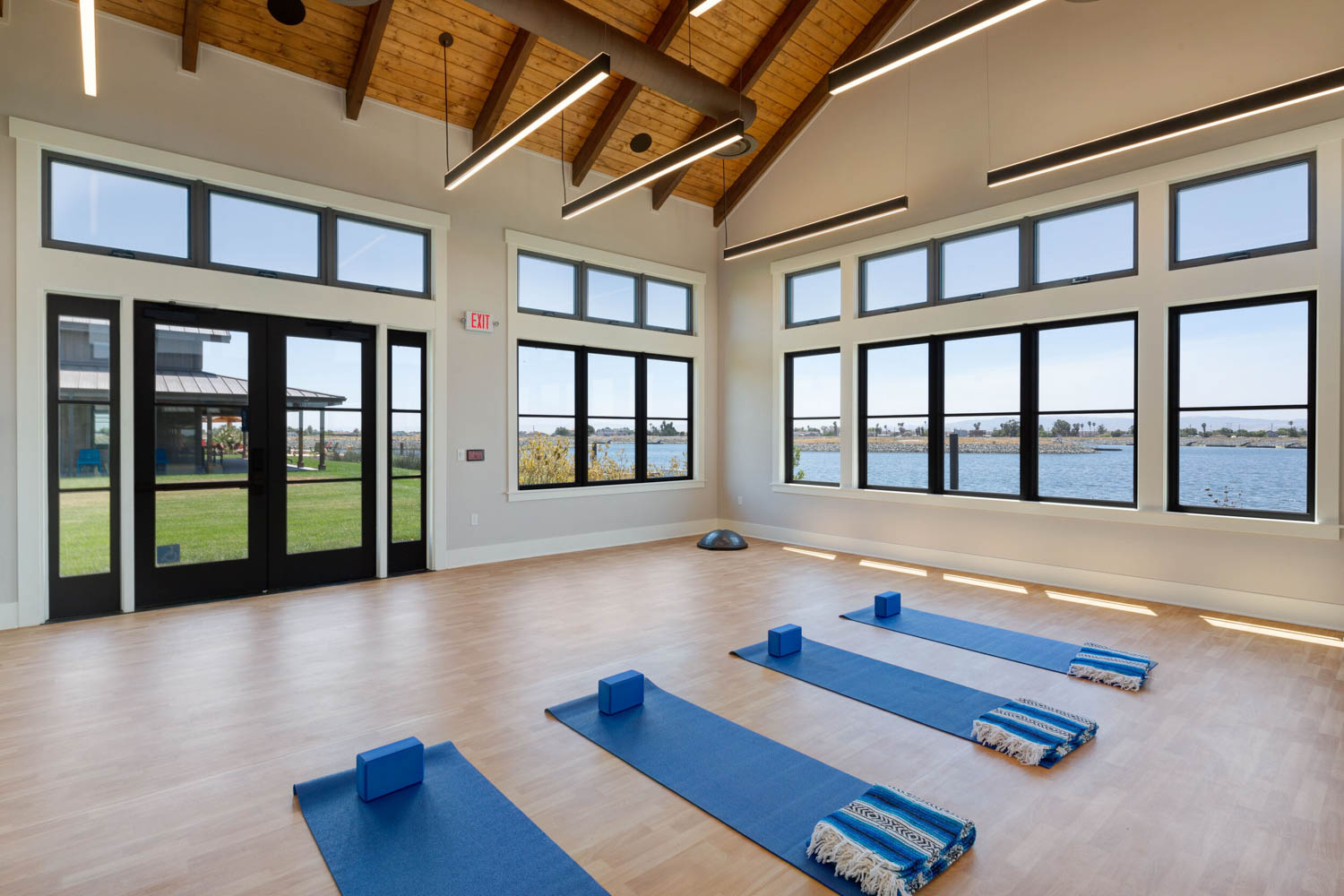 island camp yoga room